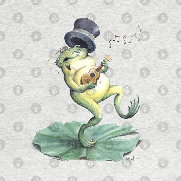 Dancing Ukulele Frog by UkuleleJim